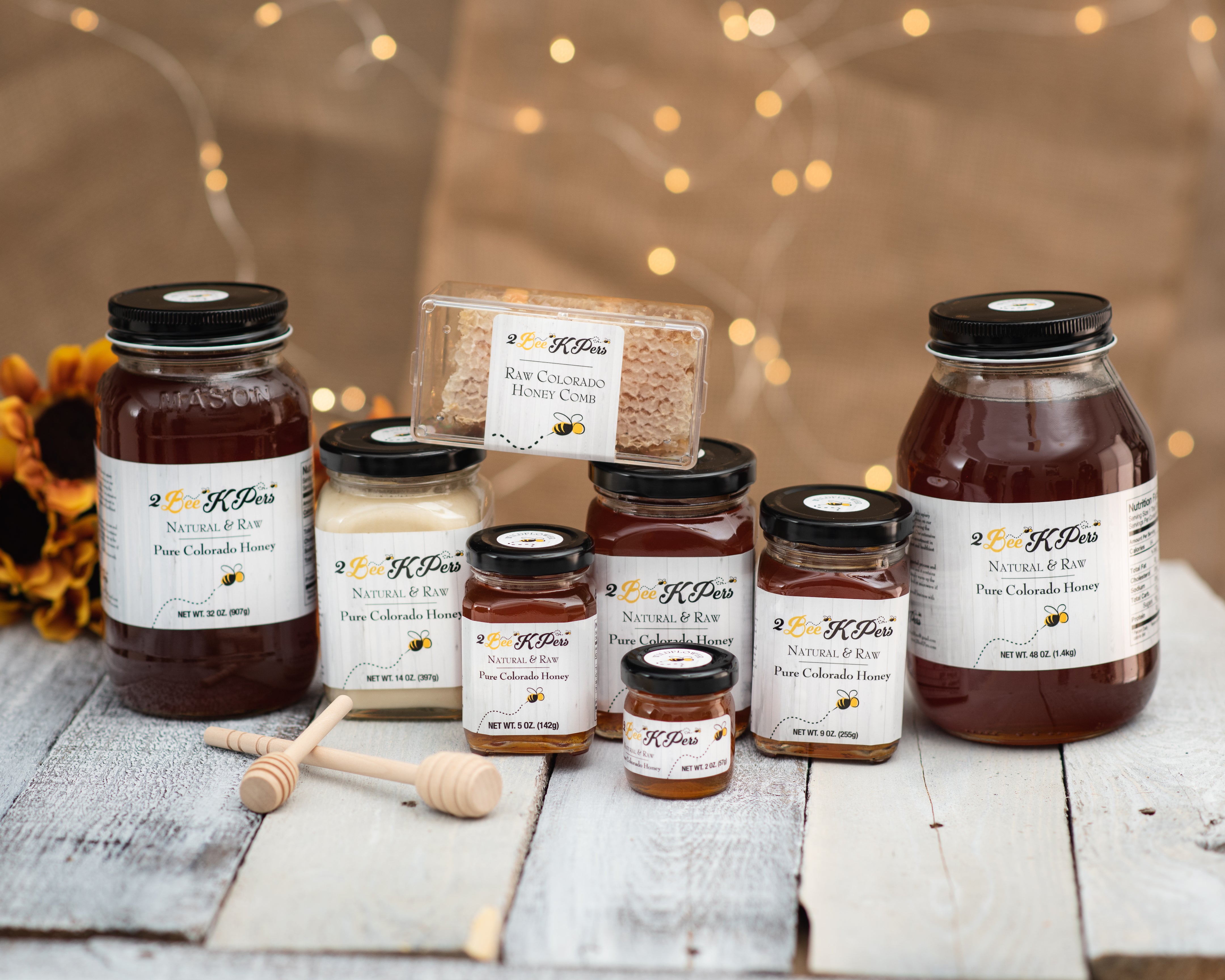 2BeeKPers - Varietal Honey, Honeycomb, Beeswax Products, & Gift